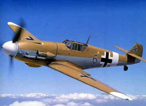 ME 109 50% 16 pies envergadura de ala a escala gigante modelo de radiocontrol planos impresos   - Imagen 1 de 7