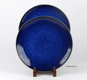 Better Homes & Gardens, ASTOR BLUE, Set of 2 10 3/4" Dinner Plates, EXCELLENT! - Picture 1 of 2