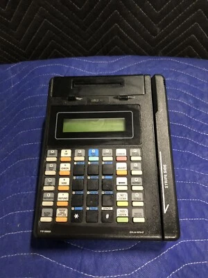 Hypercom T7Plus Credit Card Terminal with Built-in Printer & Power Supply - Image 1 of 2