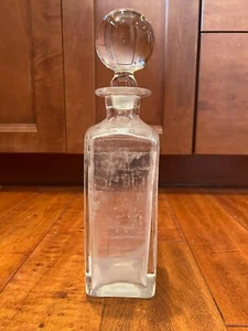 Vintage Whisky Decanter Bottle with Crystal Ball stopper - Picture 1 of 7
