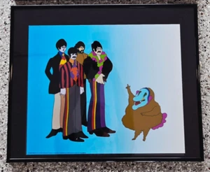 The Beatles Yellow Submarine "No Where Man" LE Sericel Art Framed & Certificate - Picture 1 of 7
