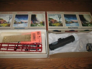 WALTHERS FLAT CAR + TANK CAR KIT QUANTITY 2 HO SCALE MODEL TRAIN - Picture 1 of 8