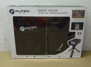 Alpen Optics Night Vision Digital Binoculars Kit with Carry Case, Strap & Tripod - Picture 1 of 9
