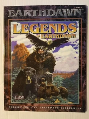 Legends of Earthdawn Volume 1 SC RPG supplement NEW FASA 6103 Sci Fi Roleplaying - Image 1 of 2