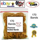 Rubber Bands Size #32 3' x 1/8'' 1/4 Pound Bag for School Home or Office 170 Pcs