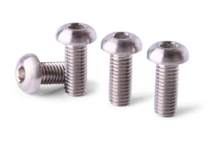 Tornillo de titanio M8x20 6AL4V grado aeroespacial 50% más ligero que el acero 4 piezas - Imagen 1 de 1