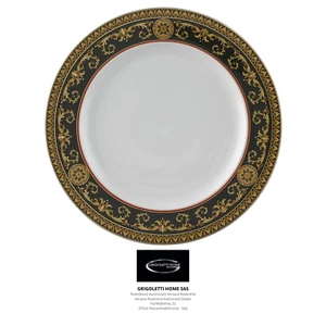 Versace Rosenthal - Piatto Piano cm 27 - Ikarus Medusa Rosso - Rivenditore - Foto 1 di 7