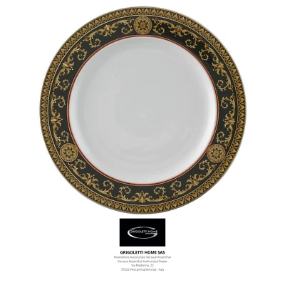 Versace Rosenthal - Plato de cena 27 cm - Rojo Ikarus Medusa - Minorista Foto 1 de 4