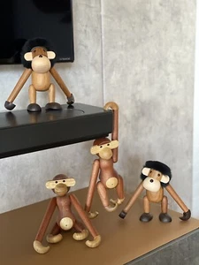 holzfigur Holzaffe Affe Dekofigur - Bild 1 von 5