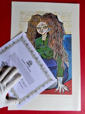Pablo Picasso Giclee+COA - Signed Collection Domaine Picasso - 500 ex - Bild 1 von 4