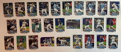 2023 Topps - Tampa Bay Rays Team Set (26 Cards) Taj Bradley Rookie Card - Image 1 of 4