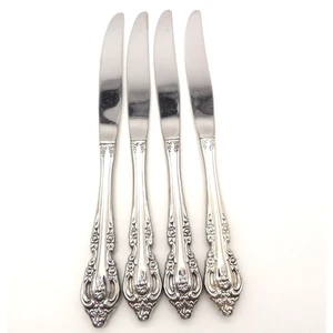 Oneida Community Brahms 9 1/8" Modern Hollow Knives Stainless Flatware Set of 4 - Picture 1 of 5