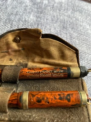 Antique conway stewart duro point fountain pen and pencil - Image 1 of 4