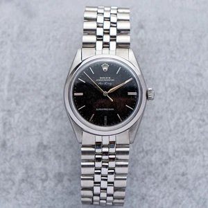 Rolex Air King Superprecision rare Tropical Gilt dial from 1963 ref5500 Serviced - Picture 1 of 10