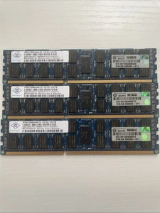 Lot of 3 Nanya 8g PC3 10600R ECC Sever Memory. 24g Total - Picture 1 of 2