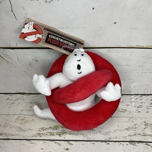 NEU 2025 Ghostbusters Logo Plüsch Hundespielzeug Quietscher Film Halloween weich - Bild 1 von 2
