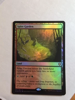 Spire Garden Commander Legends: Battle for Baldur's Gate Foil NM!!! - Image 1 of 2