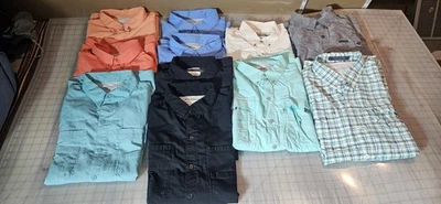 LOTE de 11 camisas Columbia PFG, Super Bahama, omni-sombra manga larga y corta Foto 1 de 4