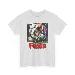 Camiseta 1972 eco película de terror ranas póster italiano edición personalizada - Imagen 1 de 24