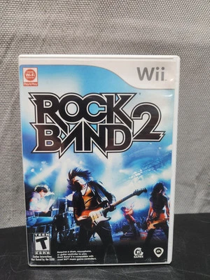 ROCK BAND 2 NINTENDO WII - COMPLETE With Manual CIB Tested And Working - Image 1 of 4