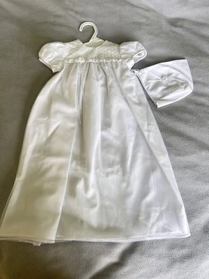 Baptism Christening Gown 3-6 Month Little Things Mean Alot Traditional Classic - Image 1 of 4