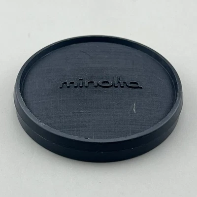 Minolta 57mm Push On Front Lens Cap for 55mm Front Rokkor GENUINE OEM Japan - Image 1 of 4