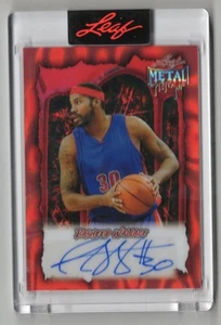 2025 Leaf Metal Halloween Rasheed Wallace BLOOD RED LAVA AUTO AUTOGRAPH RC 1/13 - Picture 1 of 1