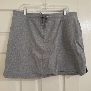 Women’s Karen Scott SZ XL Gray Athletic Casual Skort With Pockets - Picture 1 of 9