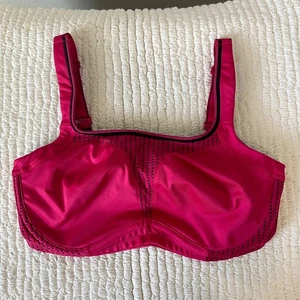 Soma Sport Size 36DD Max Support Underwire Sports Bra Pink Full Coverage 1116 - Picture 1 of 8