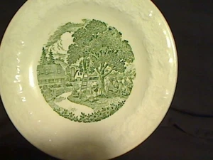 Vintage Green Homer Laughlin Pastoral Bread & Butter Plate Harvest 6 5/8” - Picture 1 of 3