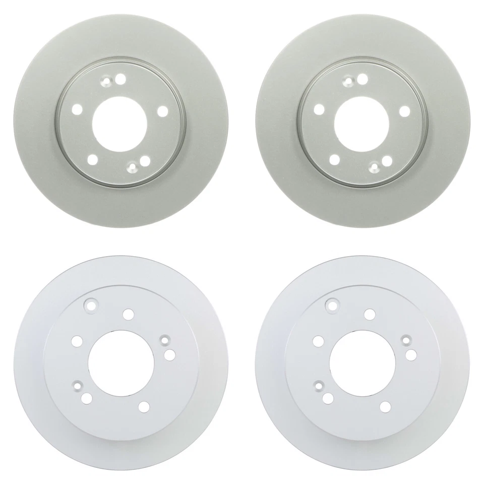 Kit de pastillas de freno de disco rotores delanteros y traseros Bosch QuietCast para Kia Soul tracción delantera 12-13 Foto 1 de 1