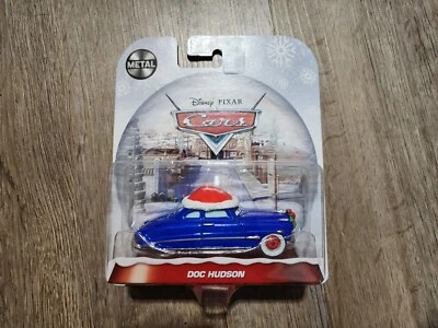 Disney Pixar Cars Doc Hudson Holiday Mattel Die Cast Christmas Series metal new - Image 1 of 4