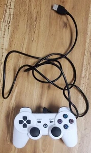 TTX Tech White Wired Controller For PS3 PlayStation 3 UNTESTED - Picture 1 of 7
