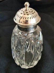 Antique sterling silver sugar Dredger/ Caster. Sheffield 1927 .By Lee & Wigfull - Picture 1 of 12