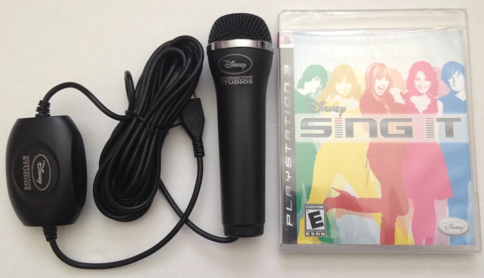 Juego y micrófono a cuadros PS3 Disney Sing It Foto 1 de 1