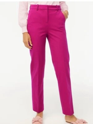Women’s Size 12 J.Crew Kallie Pants Fuchsia Pink 26” Inseam - Image 1 of 4
