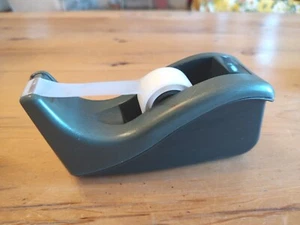 Vintage Scotch Green Tape Dispenser Retro Old Two Tone Green - Picture 1 of 5