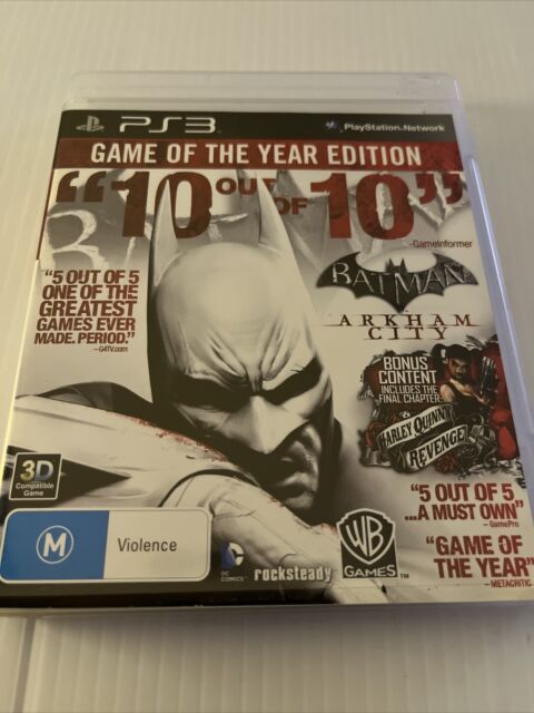 Jogo Batman Arkham City Edição Jogo do Ano - Playstation 3