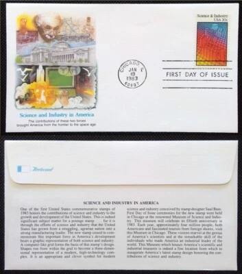 Scott 2031 FDC Science and Industry Fleetwood Cachet - Image 1 of 4