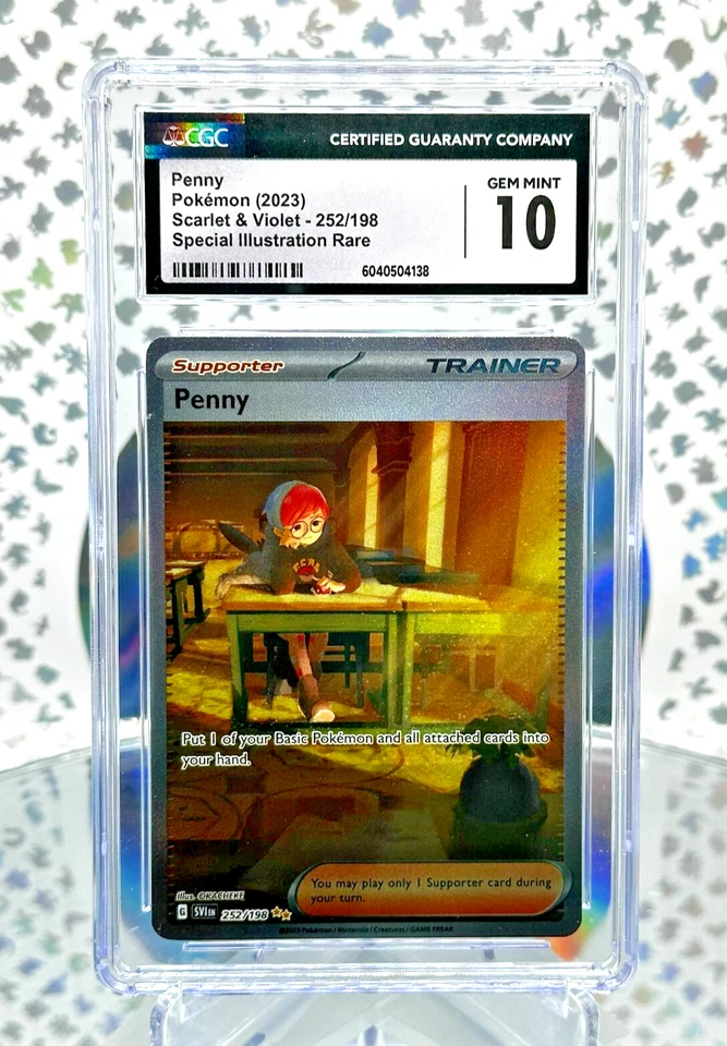 CGC 10 Penny 252/198 S&V Base Set Secret Illustration Rare Pokemon Card - Image 1 of 1