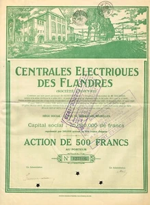 BELGIEN CENTRAL ELECTRIC COMPANY OF FLANDERS Aktienzertifikat/Anleihe - Bild 1 von 1