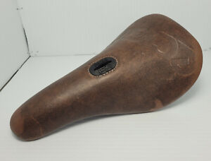 Eclat BMX Bios Pivotal Seat Racing Brown Leather Used Professional Bike Parts