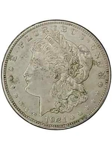1921 $1 Morgan Silver Dollar - Picture 1 of 2
