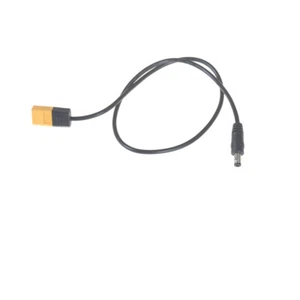 MINI XT60 Male Bullet Connector To Male DC 5.5mm X 2.1mm DC5521 Power Cable B'hw - Picture 1 of 6