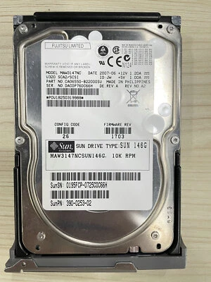 SUN MAW3147NC 146G 15000Rpm 80-PIN 3.5'' 390-0253-02 - Image 1 of 3