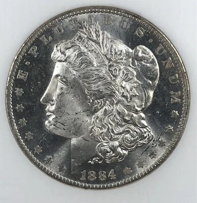 1884-O Morgan Dollar. $1. NGC MS63 PL. Tough O Mint Proof Like. - Image 1 of 4