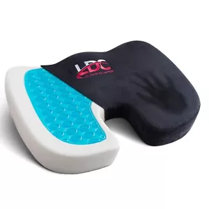 Cuscino Sedile Memory Foam Cuscino Sedia Cuscino per Schiena Coccige Sollievo Dolore - Foto 1 di 7