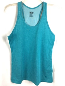 Nike Dri Fit Womens Tank Top Size M Turquoise B10*H - Picture 1 of 4