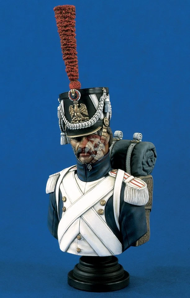 Verlinden 200mm 1/9 Fusilier Grenadier of Imperial Guard Bust (Napoleonic) 1340 - Image 1 of 1