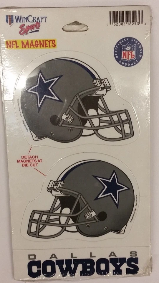 NFL Dallas Cowboys 3 Piece Magnet Set, NEW - Image 1 of 1